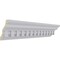 Ekena Millwork 4"H x 3 7/8"P x 5 1/2"F x 94 1/2"L Kepler Dentil with Bead Crown Moulding MLD04X04X05KP - alternate 4